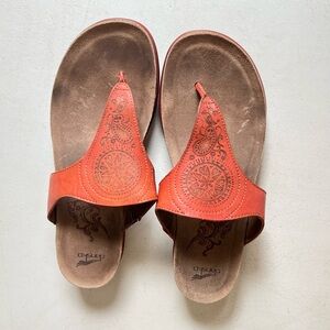 Dansko Mandala-Embossed Sandals